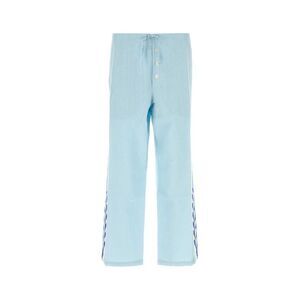 Bode Men Light Blue Linen Pant